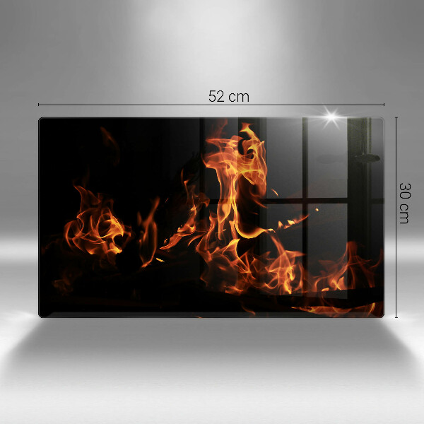 Chopping board Fire flame