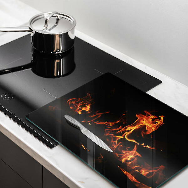 Chopping board Fire flame