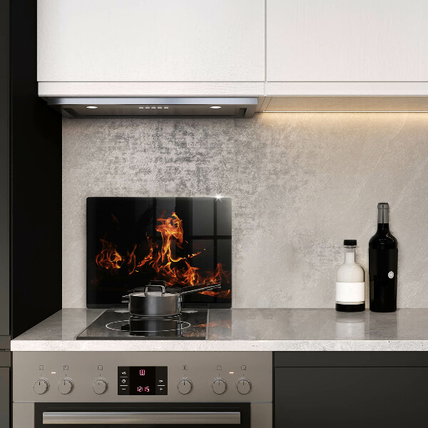 Chopping board Fire flame