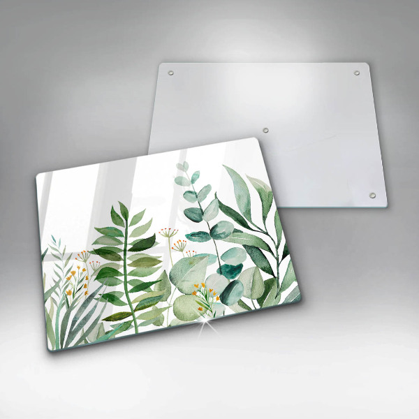 Chopping board Plant leaves illustration