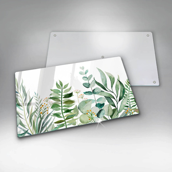 Chopping board Plant leaves illustration