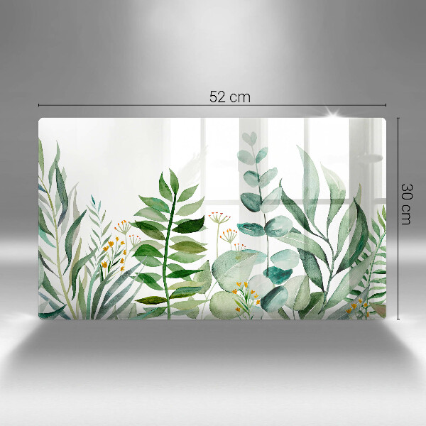 Chopping board Plant leaves illustration