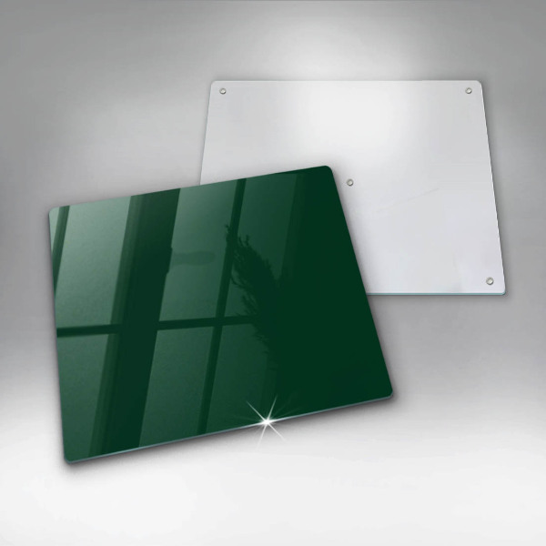 Glass worktop protector Green color