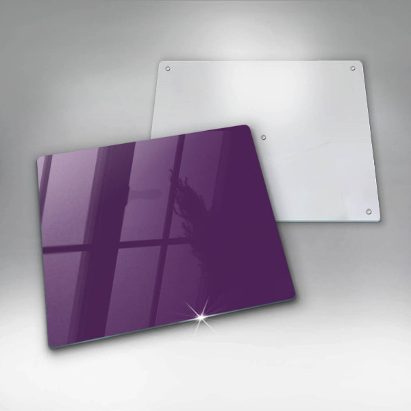 Glass worktop protector Violet colour