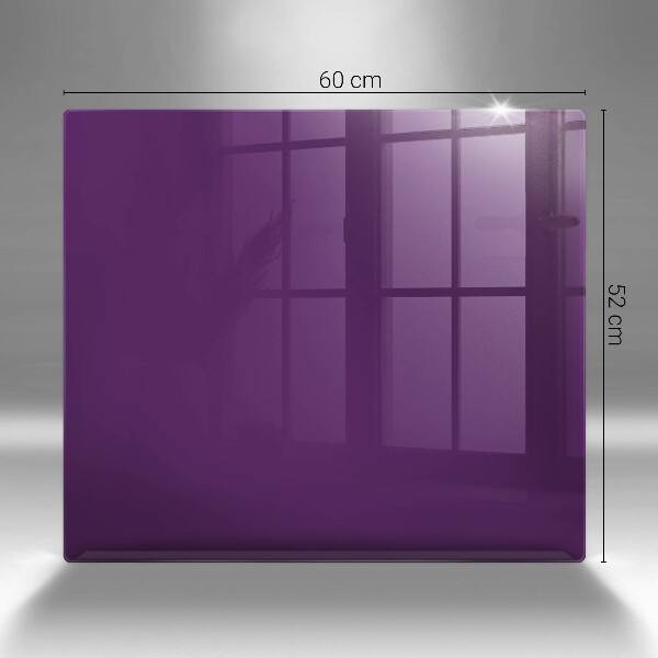 Glass worktop protector Violet colour