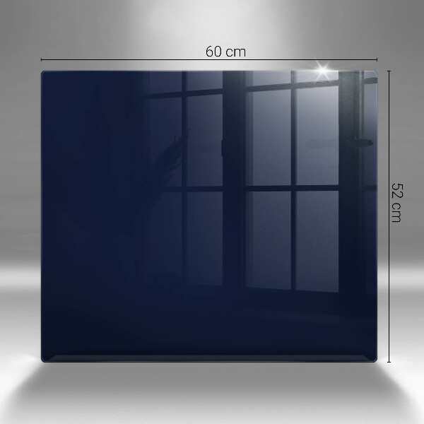 Glass worktop protector Navy blue