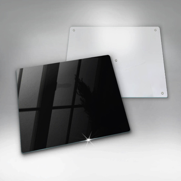 Glass worktop protector Black colour