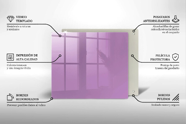 Large worktop saver Violet colour