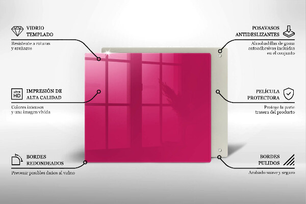 Large worktop saver Pink color