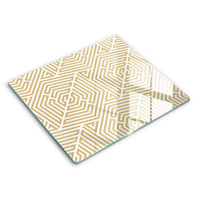 Chopping board Geometric lines