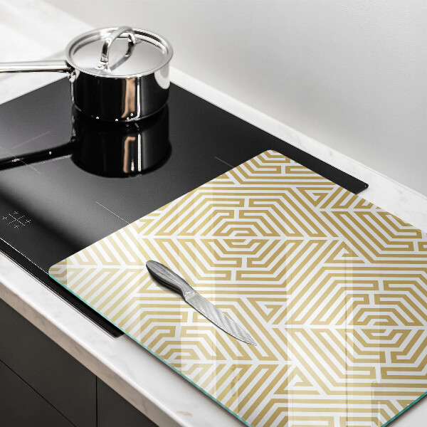 Chopping board Geometric lines