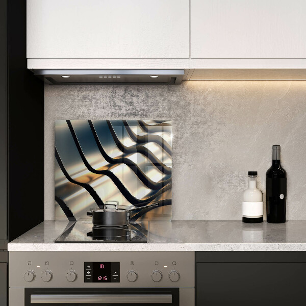 Chopping board 3D metal shapes