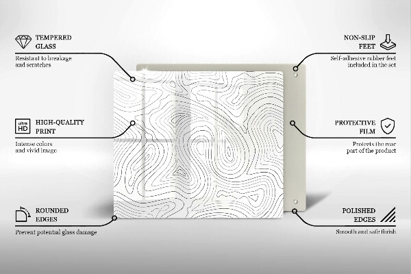 Chopping board Abstraction shapes
