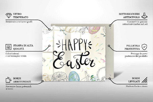 Chopping board Happy Easter