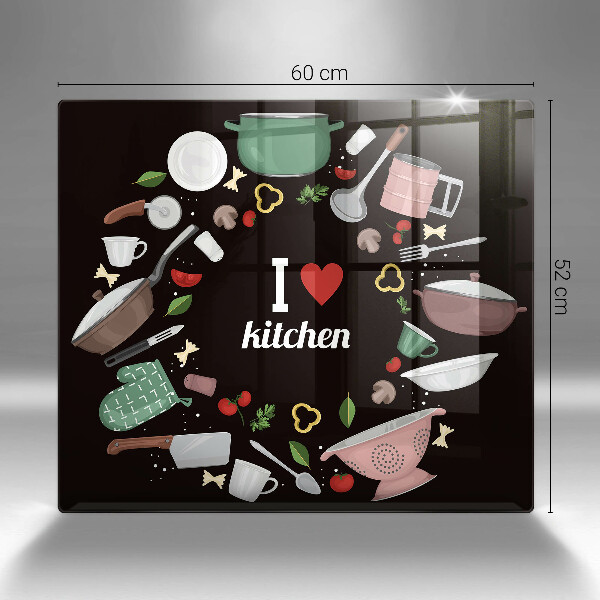 Chopping board Illustration I Love Kitchen