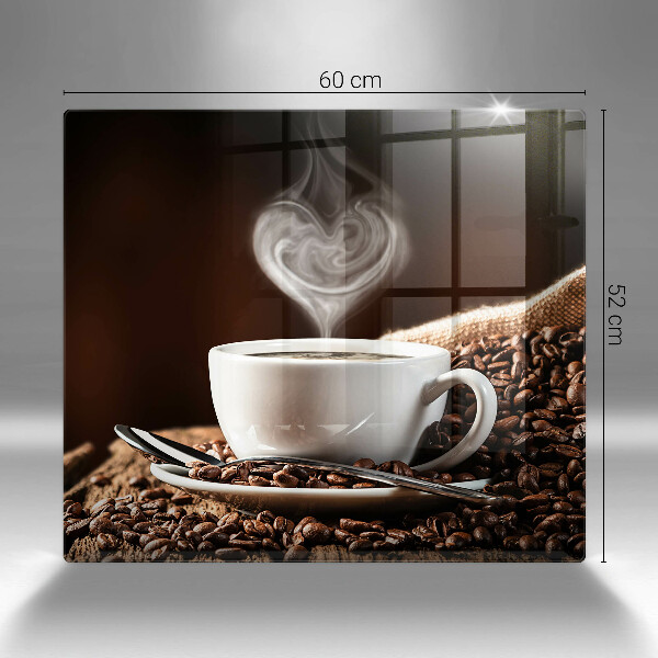 Chopping board Coffee and cup