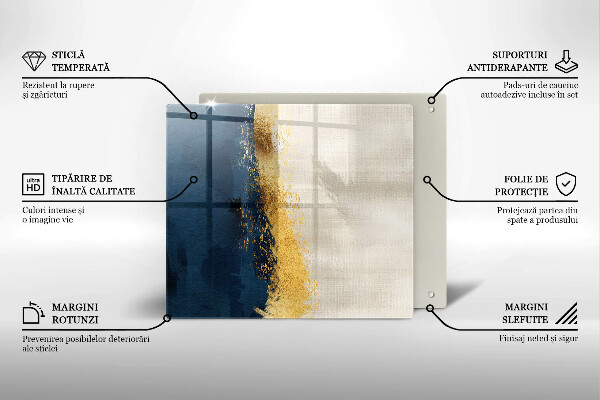 Chopping board Abstraction gold