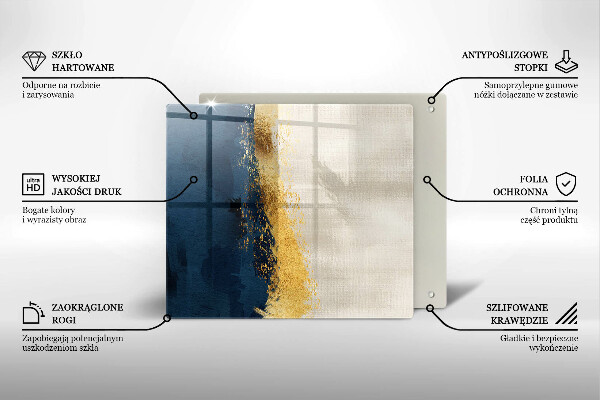 Chopping board Abstraction gold