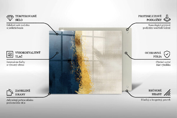 Chopping board Abstraction gold