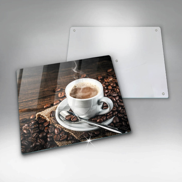 Worktop saver large Cup and coffee beans
