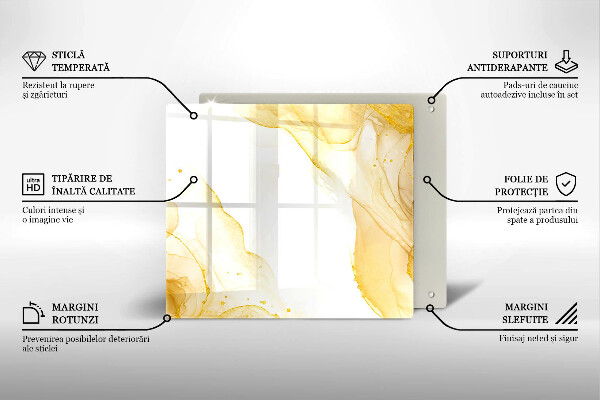 Chopping board Golden abstraction