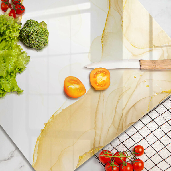 Chopping board Golden abstraction