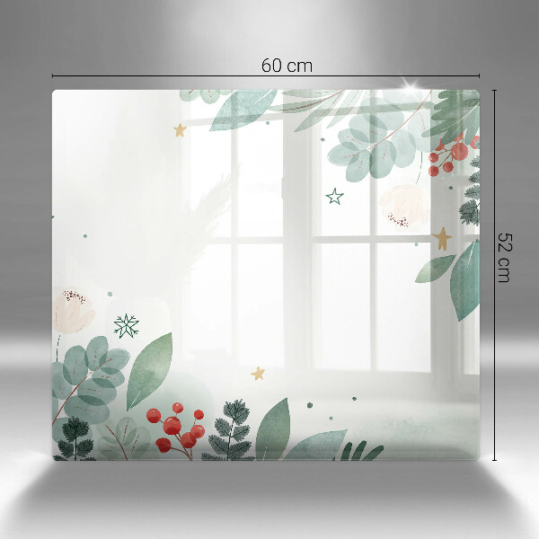 Chopping board Watercolors leaves