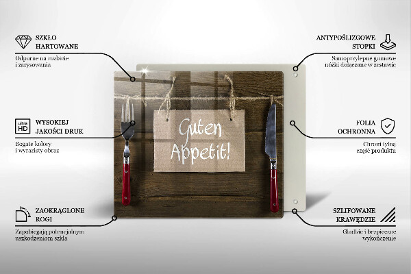 Chopping board GUTEN APETIT inscription boards