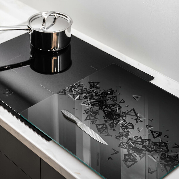 Chopping board Abstraction 3D shapes