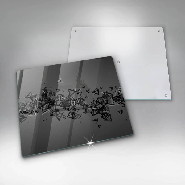Chopping board Abstraction 3D shapes