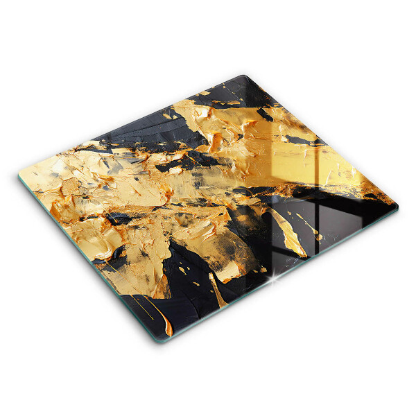 Glass worktop protector Elegant paint texture