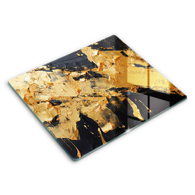 Glass worktop protector Elegant paint texture