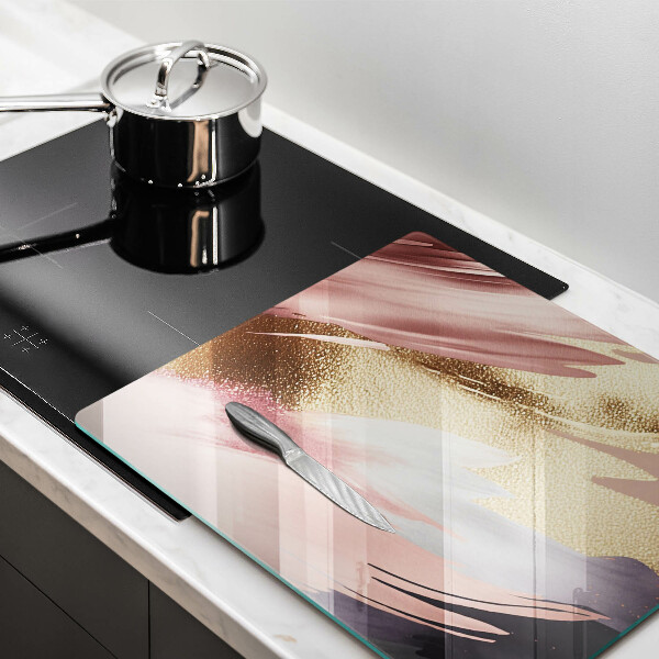 Glass worktop protector Pastel spots
