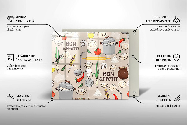 Glass worktop protector Kitchen illustration