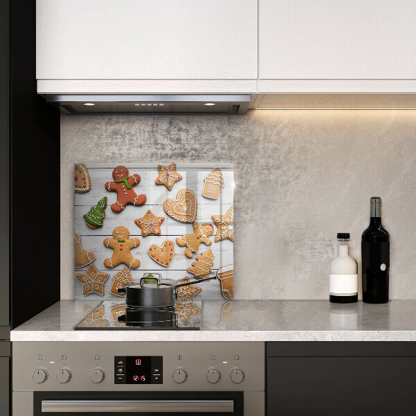 Glass worktop protector Christmas gingerbread