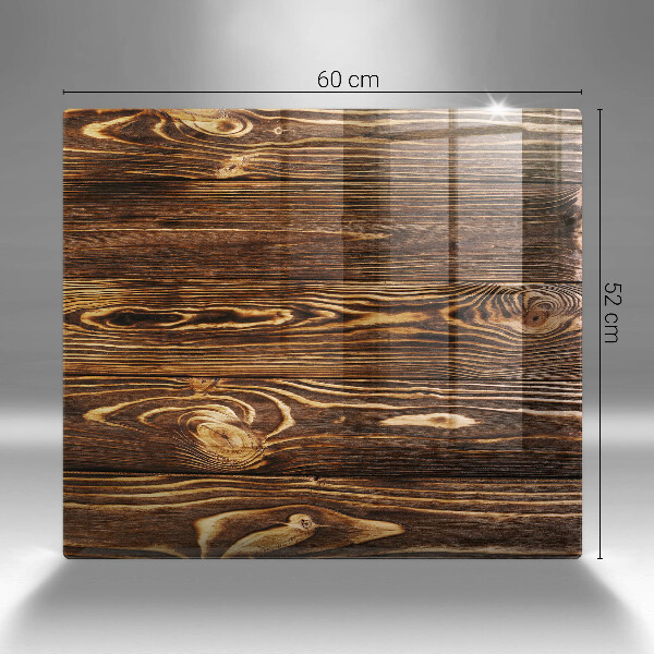 Glass worktop protector Wood texture