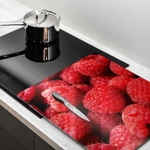 Glass worktop protector Raspberry fruit