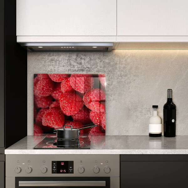 Glass worktop protector Raspberry fruit