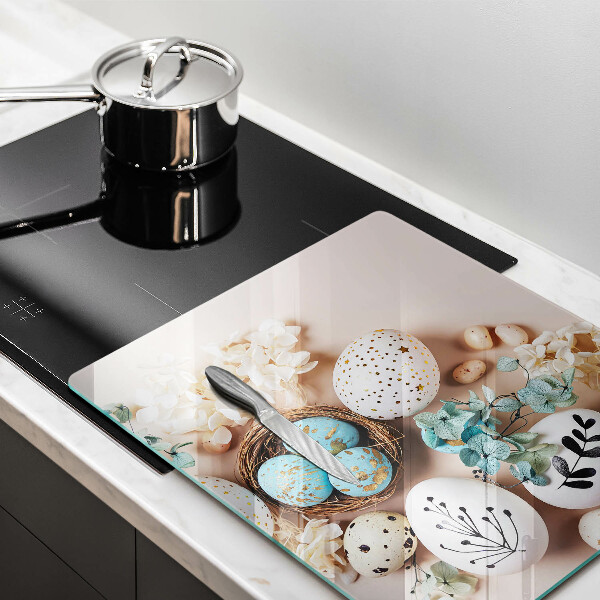 Glass worktop protector Easter decorations