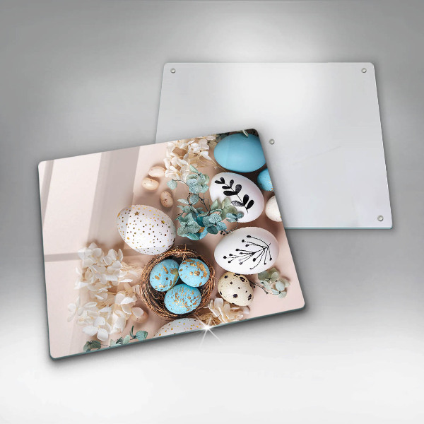 Glass worktop protector Easter decorations