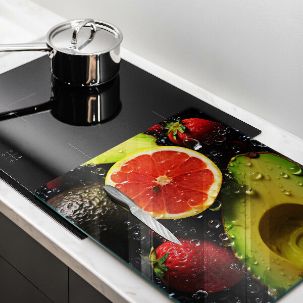 Glass worktop protector Fruits and vegetables