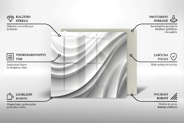 Large worktop saver Geometric lines