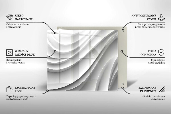 Large worktop saver Geometric lines