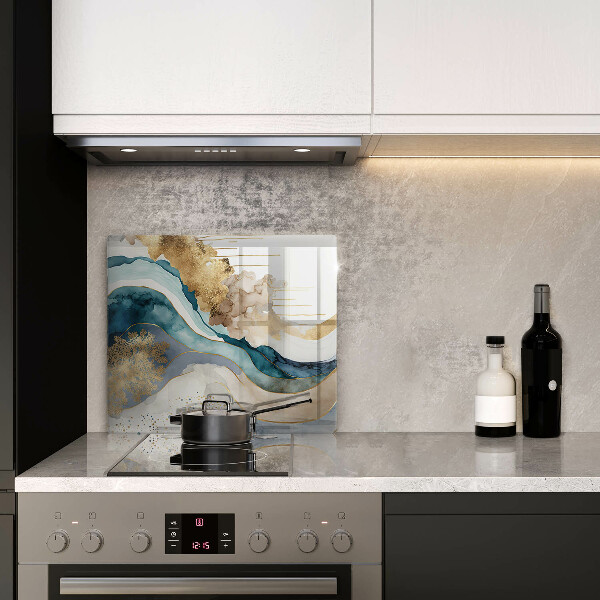 Large worktop saver Colorful marble