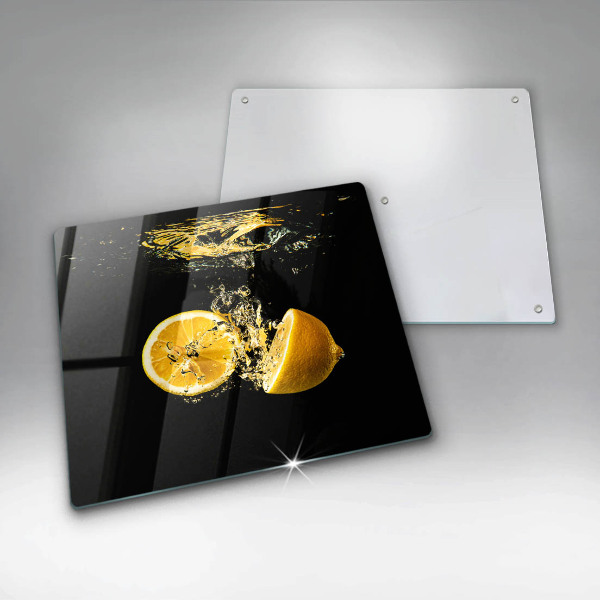 Chopping board Juicy lemon fruit