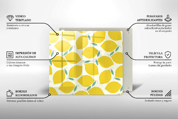 Large worktop saver Illustratuion lemons