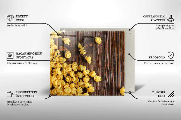 Large worktop saver Pasta on a table