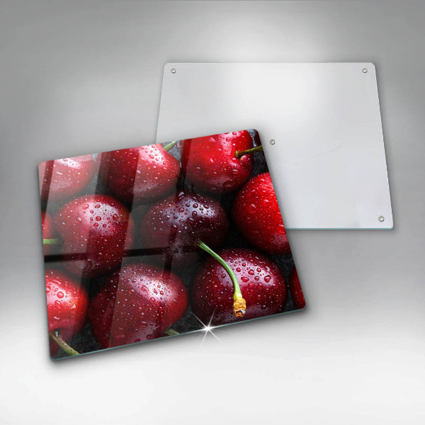 Large worktop saver Cherries close-up
