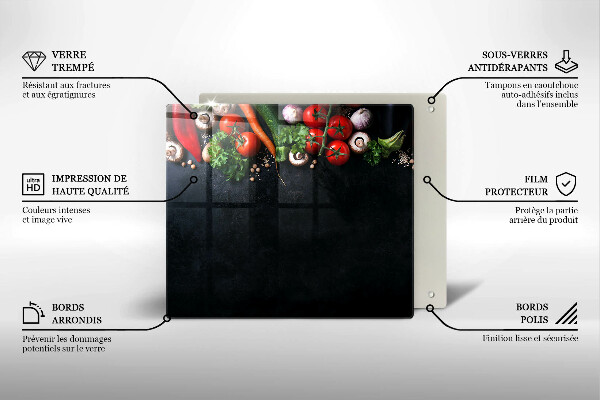Large worktop saver Colorful vegetables