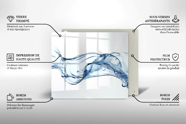 Large worktop saver Crystalline water